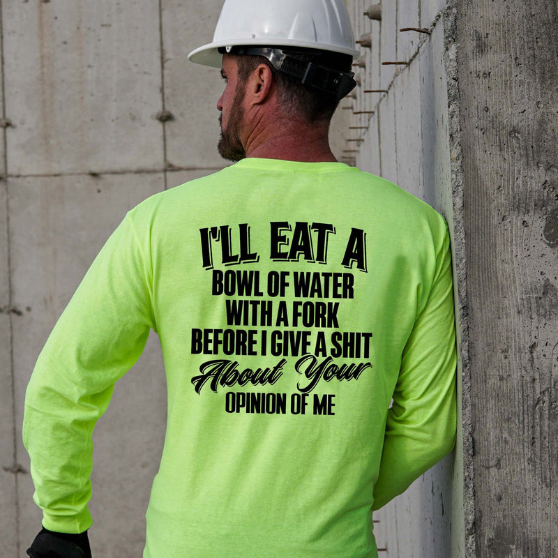 Load image into Gallery viewer, Opinion Of Me - Long Sleeve Safety Hi-Vis