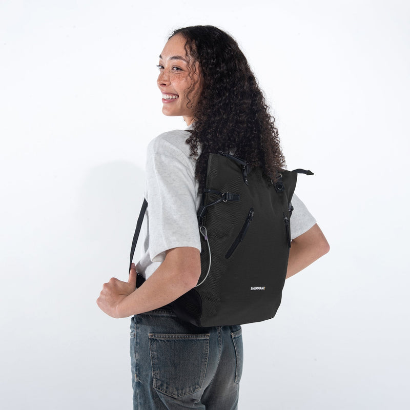 Load image into Gallery viewer, Tempest AT | Convertible Tote - Carbon Black