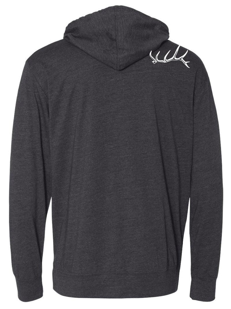 Load image into Gallery viewer, Backwoods Retreat Long Sleeve Hooded Tee