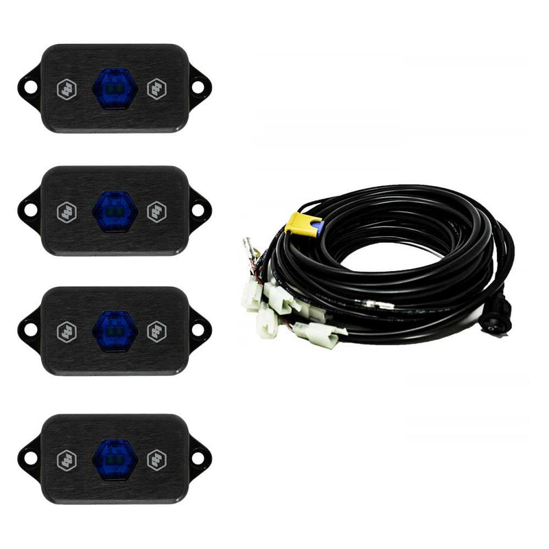 Load image into Gallery viewer, Baja Designs Universal LED Rock Light Kit – 4 Pods