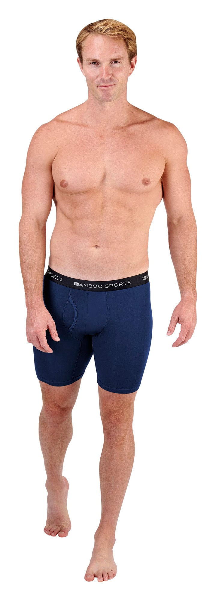 Load image into Gallery viewer, Men's 6" Inseam Bamboo Rayon Boxer Briefs - 4 Pack