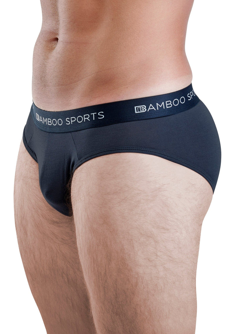 Load image into Gallery viewer, Men's Bamboo Rayon No Fly Briefs Available in all sizes & 3 Colors, 4 Pack