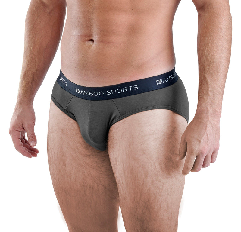 Load image into Gallery viewer, Men's Bamboo Rayon No Fly Briefs Available in all sizes & 3 Colors, 4 Pack