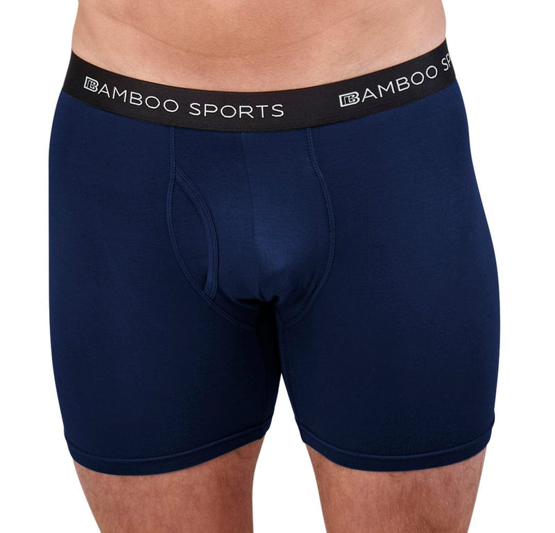 Load image into Gallery viewer, Men's 4" Inseam Bamboo Rayon Boxer Briefs - 4 Pack