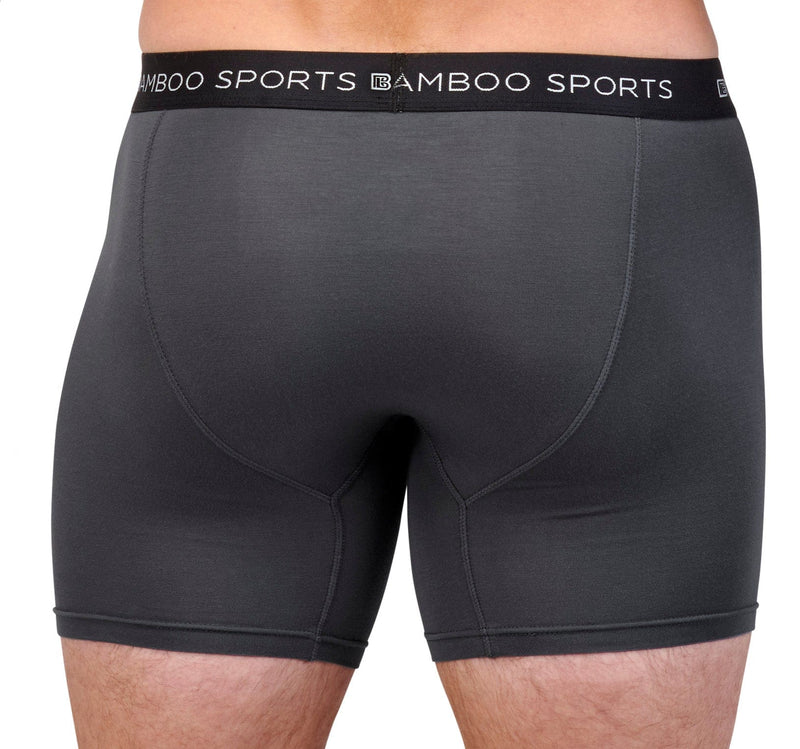 Load image into Gallery viewer, Men's 4" Inseam Bamboo Rayon Boxer Briefs - 4 Pack