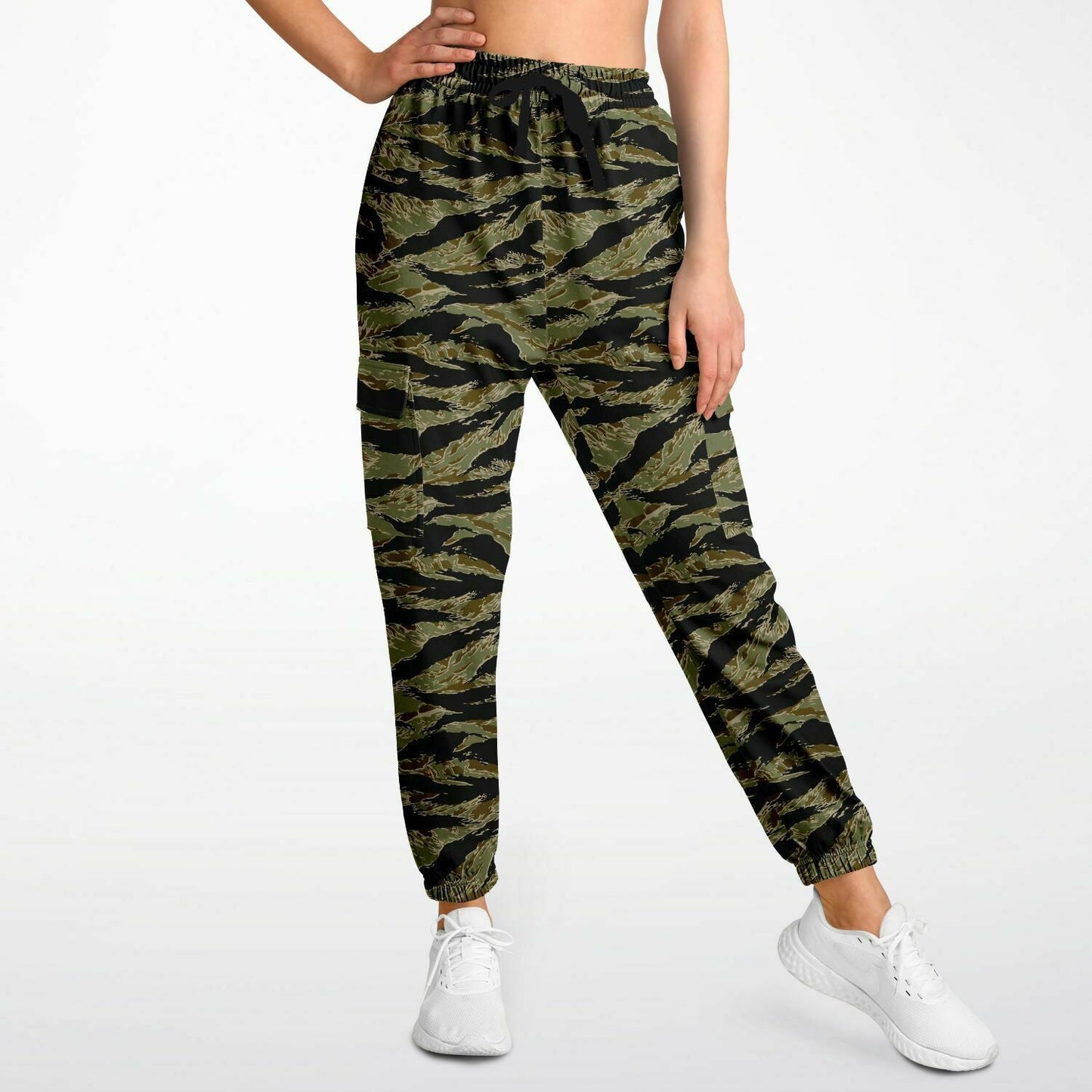Rad Palm Tiger Stripe Cargo Joggers