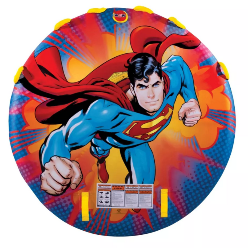 Load image into Gallery viewer, WOW Sports DC Comics Superman 3-Person Soft Top Deck Tube Towable