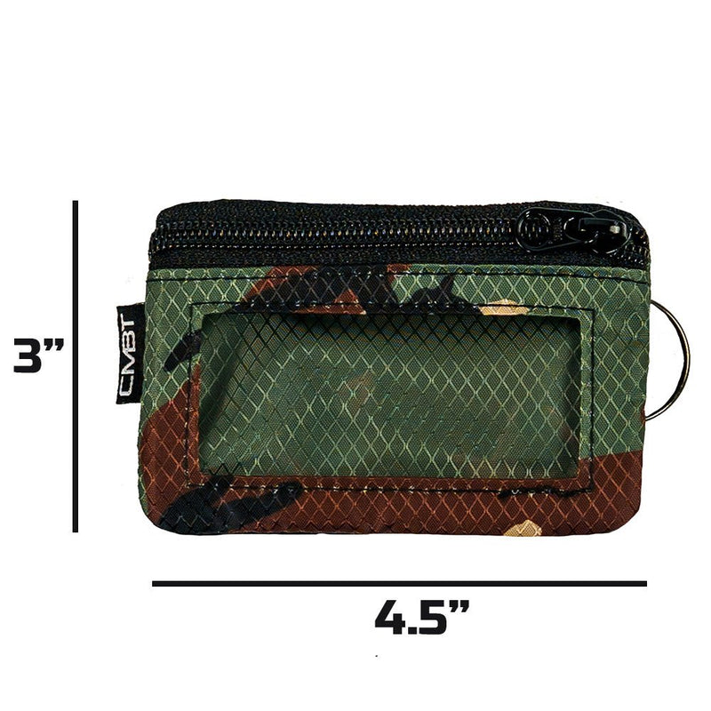 Load image into Gallery viewer, Double Zip Pocket Ripstop Wallet