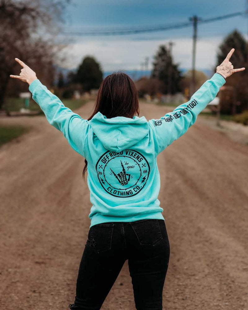 Load image into Gallery viewer, Be Epic Unisex Pullover Hoodie - Mint