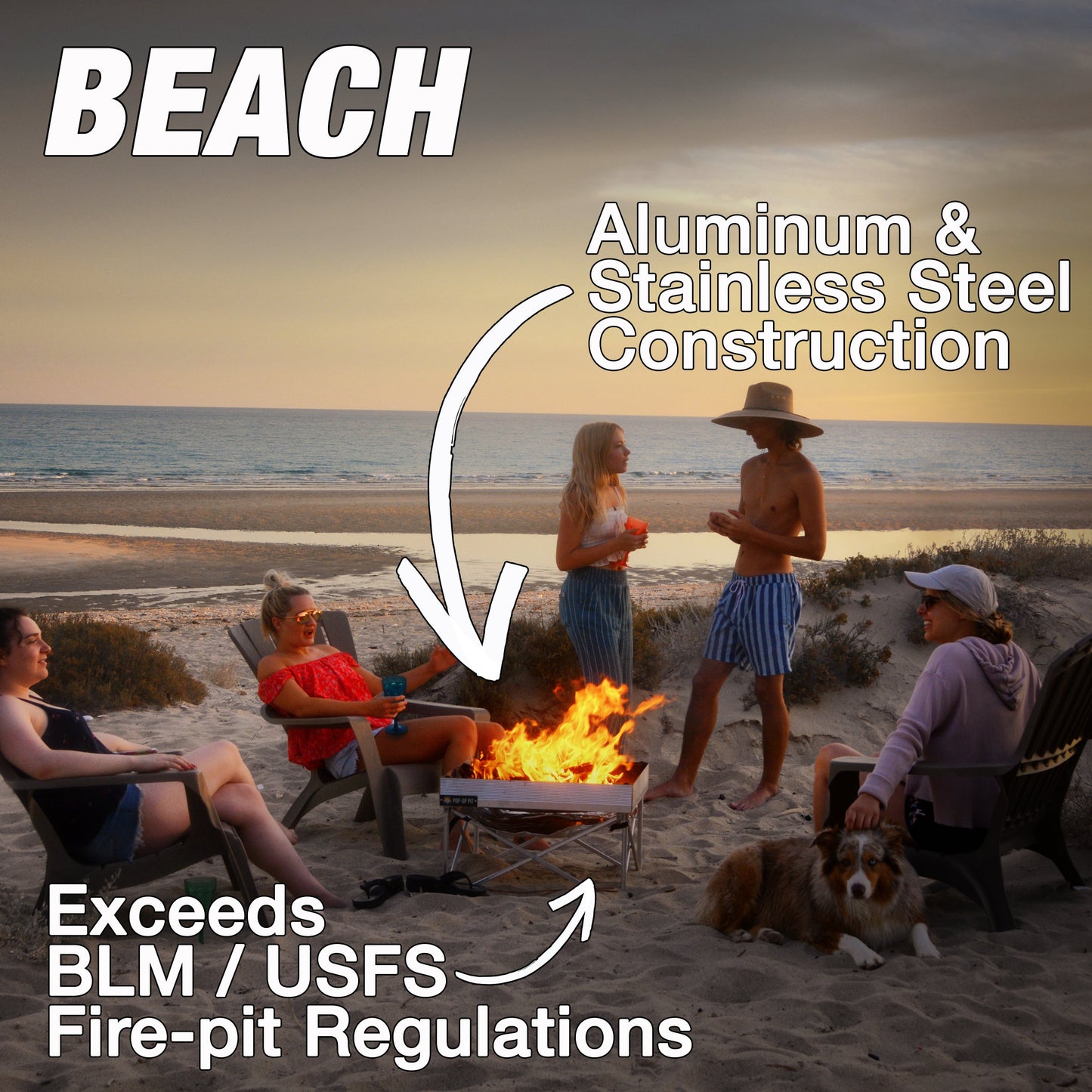 Pop-Up Fire Pit Base Kit