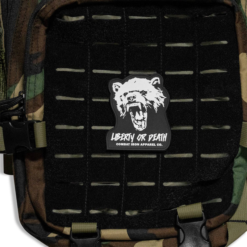 Load image into Gallery viewer, Liberty Or Death Fight Like Hell PVC Patch