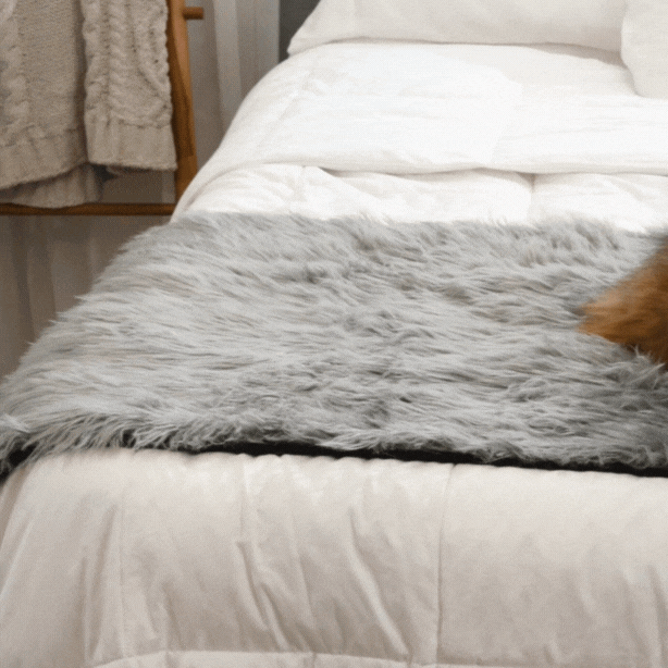 Load image into Gallery viewer, PupProtector™ Waterproof Bed Runner - Charcoal Grey