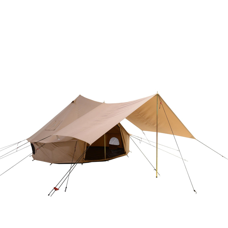Load image into Gallery viewer, Rover Scout Tent 8'x9' (Sandstone Beige, FWR), Ground Tarp and Sunshade Tarp 100