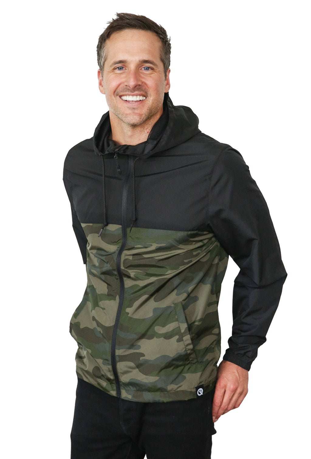 Dryflip Windbreaker (Black/Camo) - Skoutley Outdoors LLC