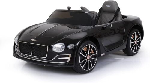 BENTLEY Style 12V Electric Kids Ride On Car Racer with Double Seats Control in Black