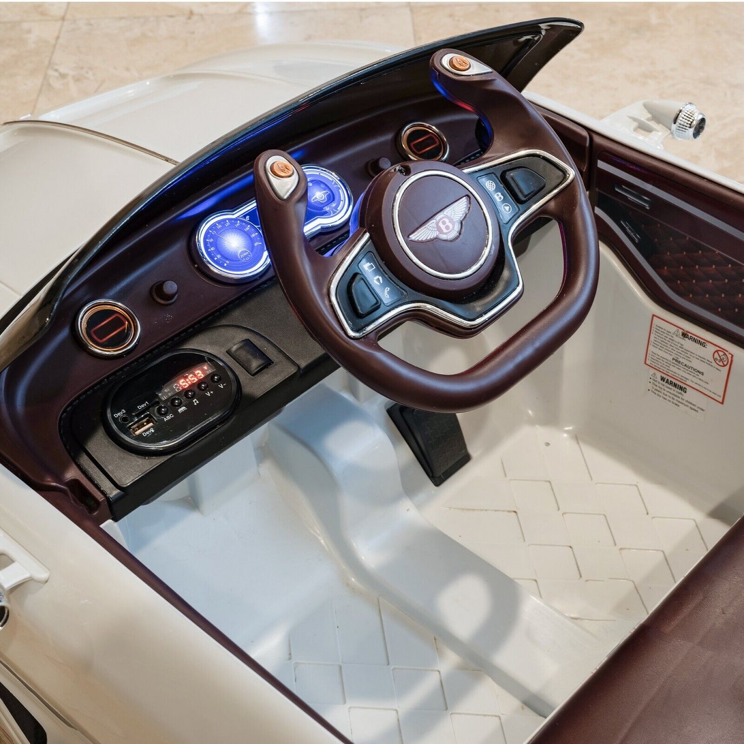 12V 2.4G Bentley Style Kids Electric Ride On Car with Remote Control