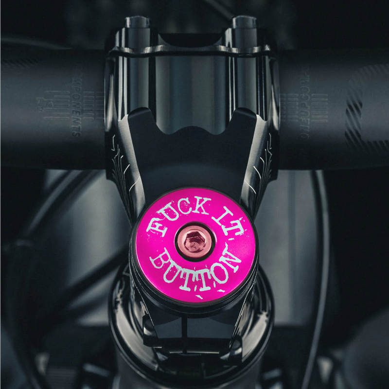 Load image into Gallery viewer, Fuck it Button - Bicycle Headset Cap