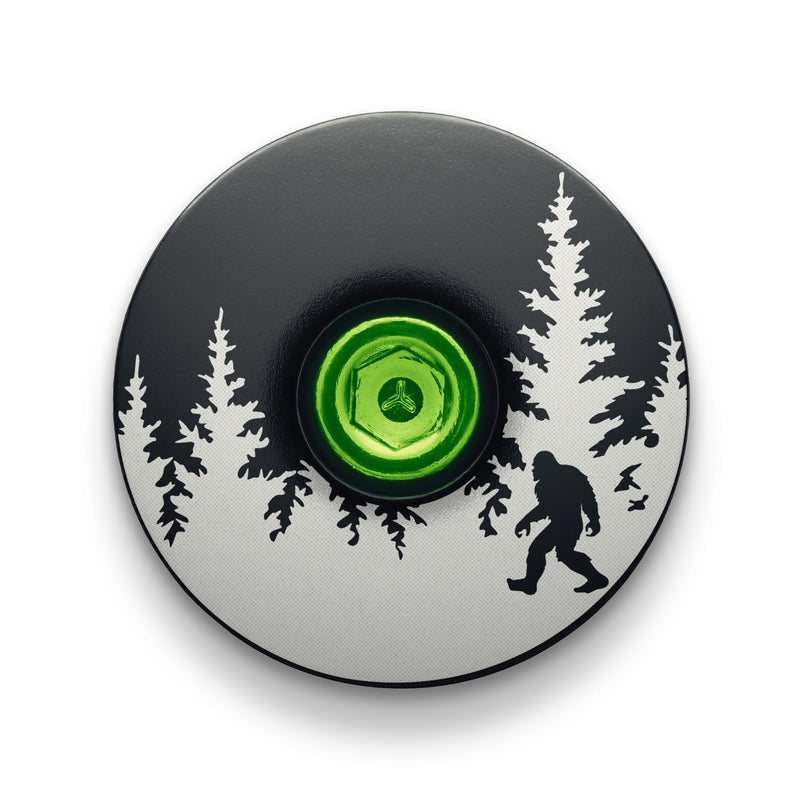 Load image into Gallery viewer, Bigfoot Hiding Custom Bike Top Cap