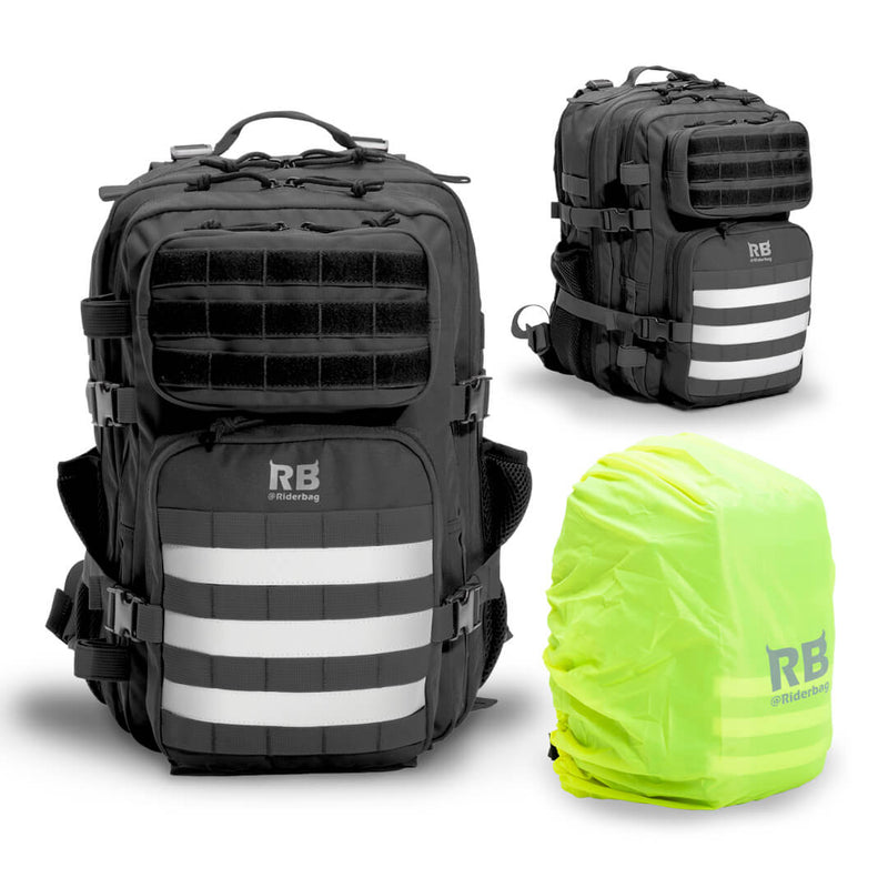 Load image into Gallery viewer, Riderbag Xtreme 30L Tactical Backpack - Black