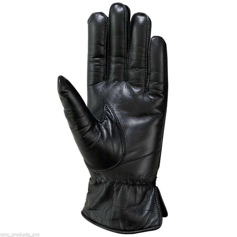 Load image into Gallery viewer, Ladies Warm Winter Dress And Work Gloves, Thermal Lining, Genuine Black Leather