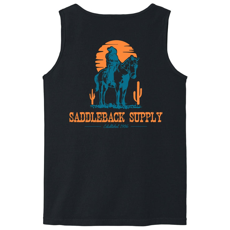 Load image into Gallery viewer, Cowboy & Trusty Steed Pigment Tank Top