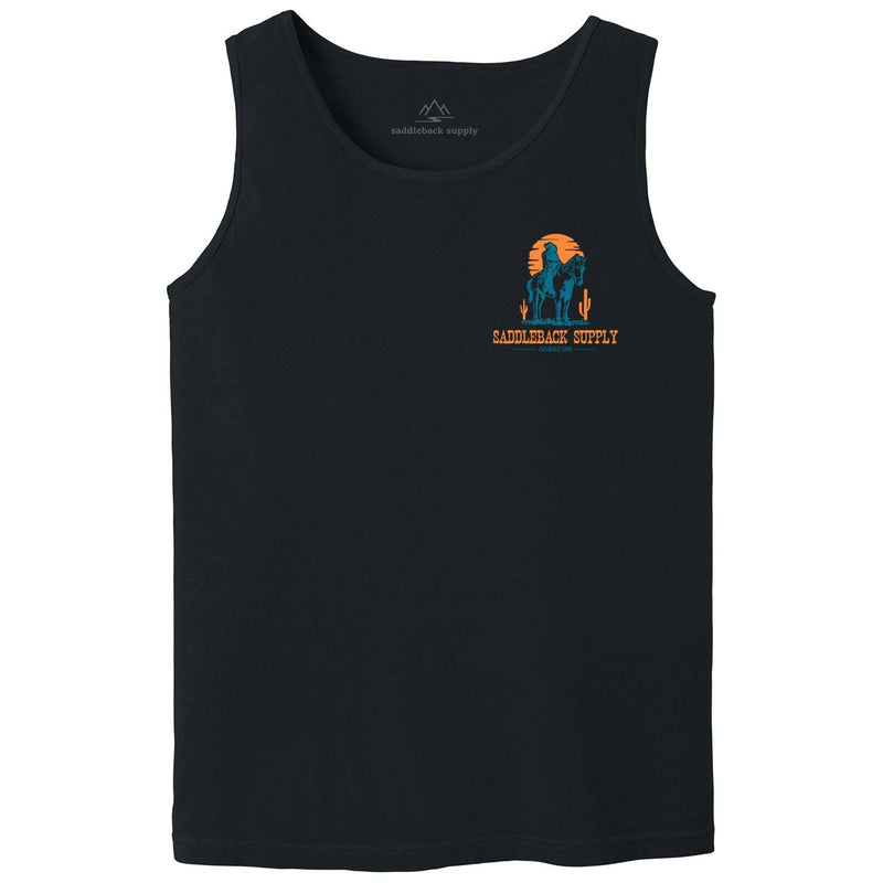 Load image into Gallery viewer, Cowboy & Trusty Steed Pigment Tank Top