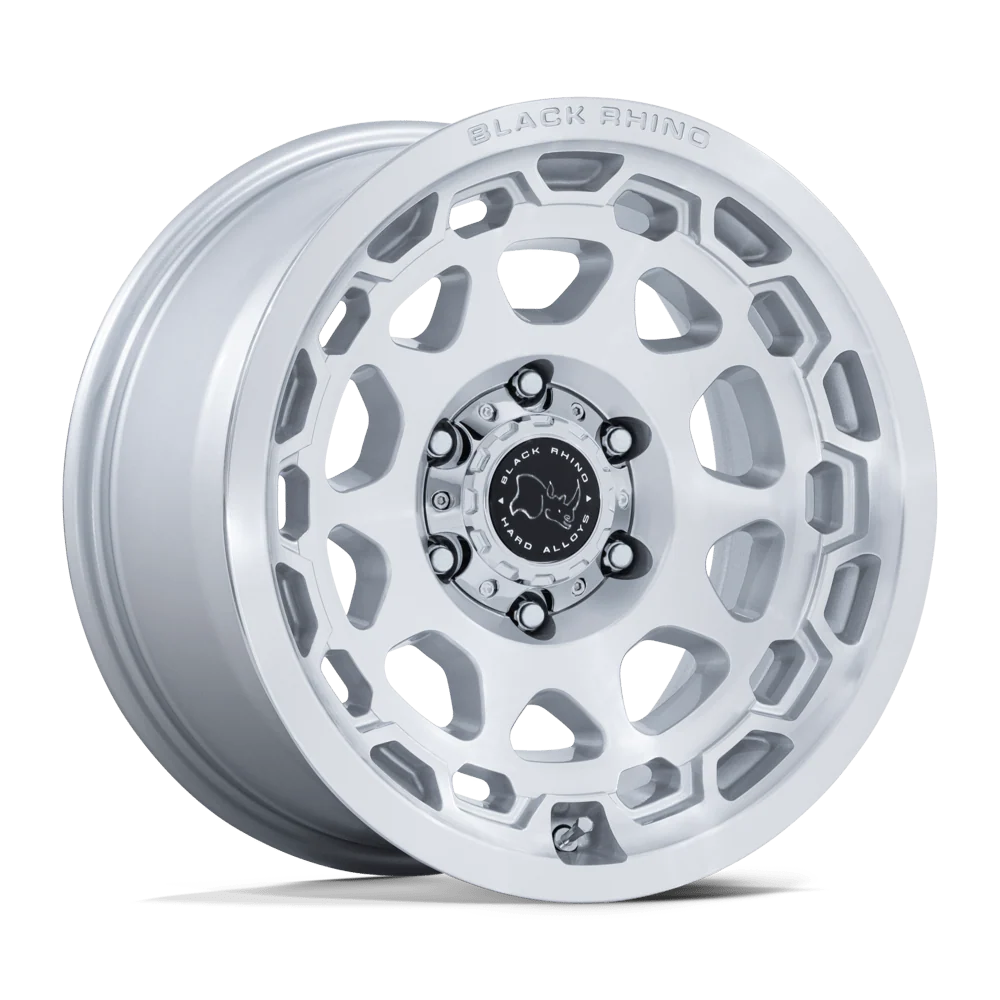 Black Rhino Hard Alloys Br026 Congo Gloss Silver W/ Machined Face