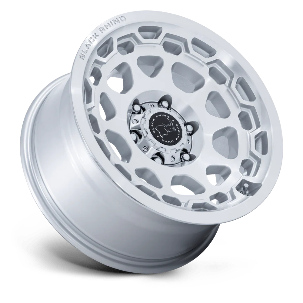Black Rhino Hard Alloys Br026 Congo Gloss Silver W/ Machined Face