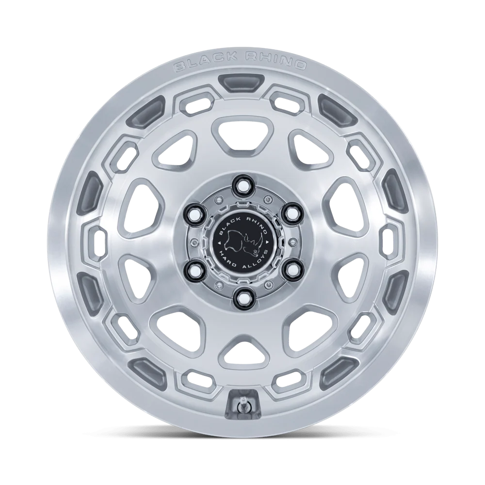 Black Rhino Hard Alloys Br026 Congo Gloss Silver W/ Machined Face