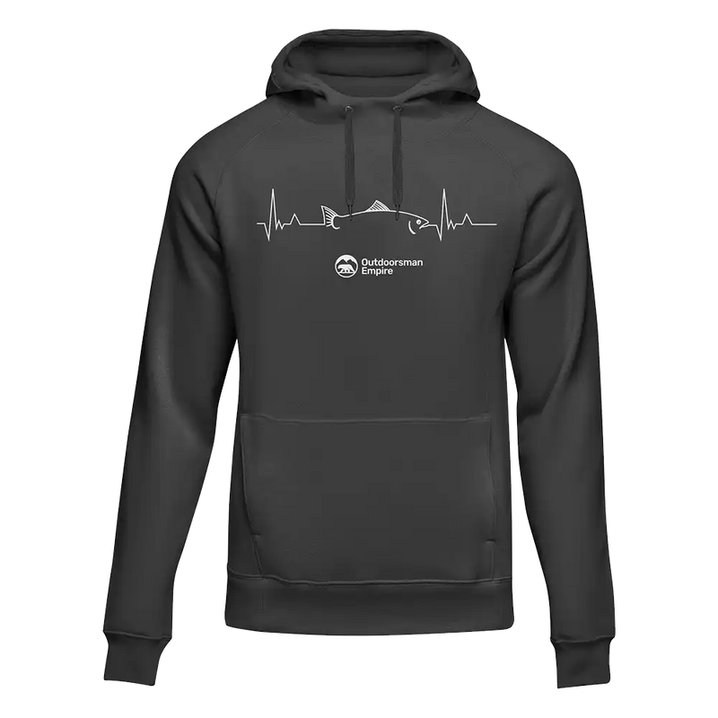 Load image into Gallery viewer, Fishing Cardiogram Unisex Hoodie