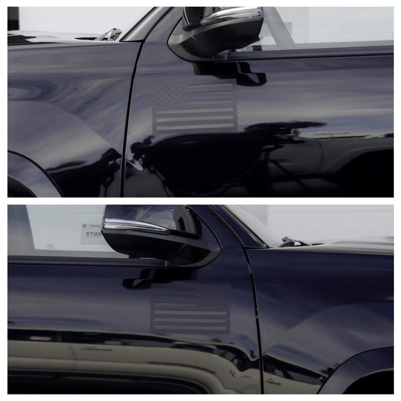 Load image into Gallery viewer, American Flag Vehicle Magnets - Black (Best-Seller)