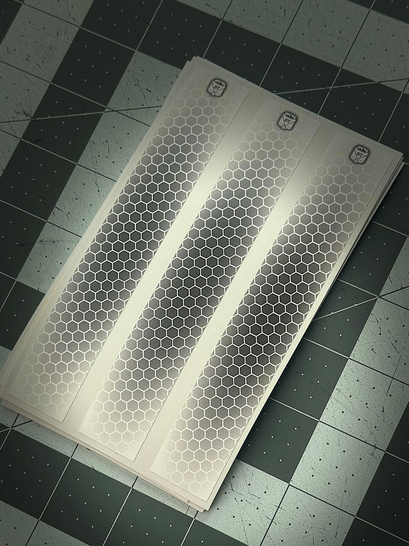 Load image into Gallery viewer, White Shadow Drop Honeycomb Arrow Wraps