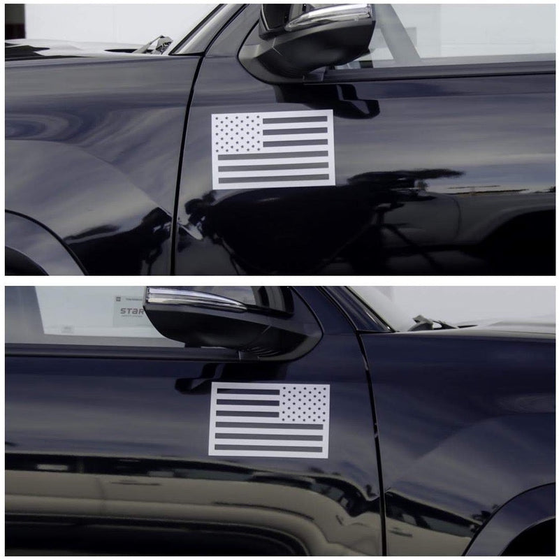 Load image into Gallery viewer, American Flag Magnets - Metallic Grey