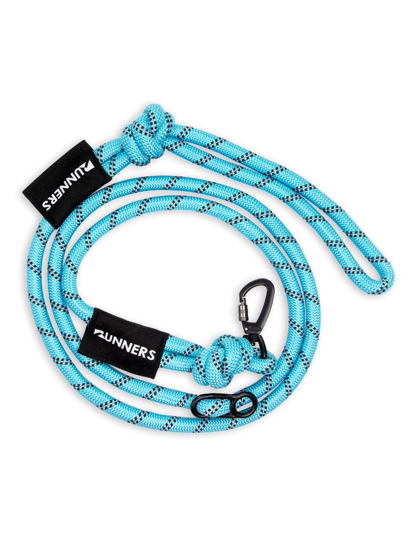 Load image into Gallery viewer, Aqua Blue Runners Hands-Free Dog Leash