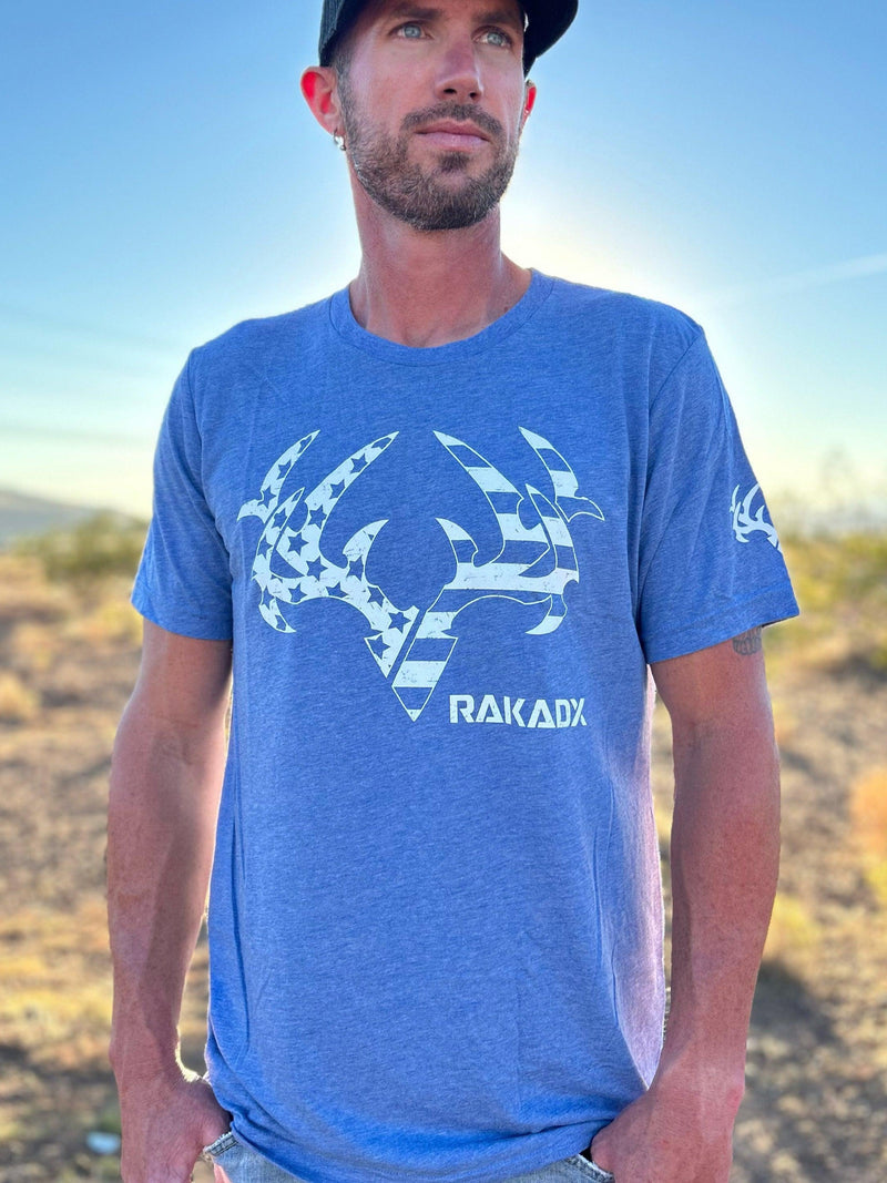 Load image into Gallery viewer, Blue Star Spangled Rak Tee