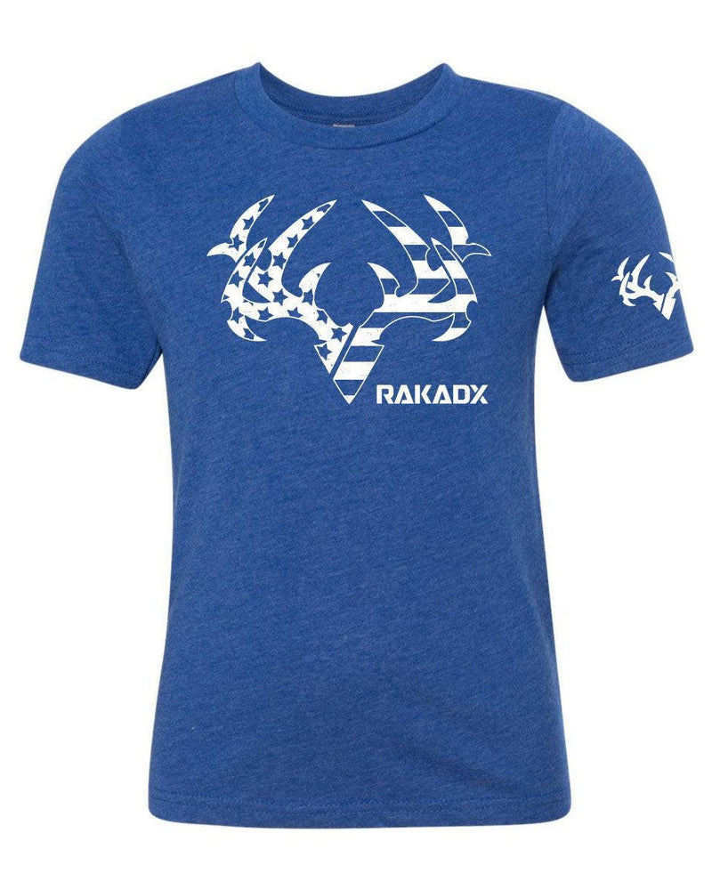 Load image into Gallery viewer, Youth Blue Star Spangled Rak Tee