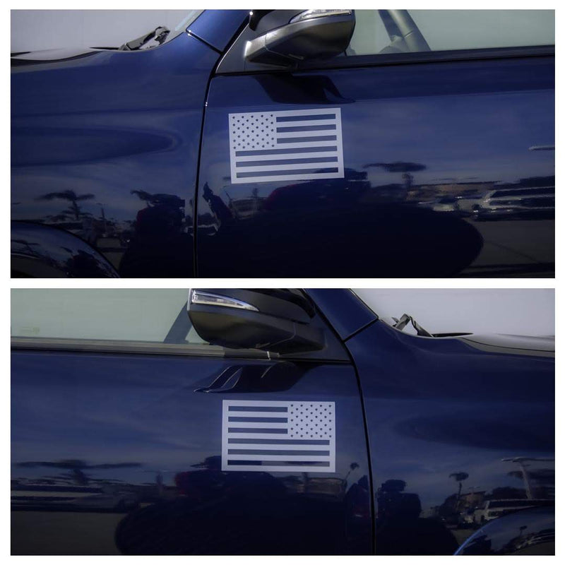 Load image into Gallery viewer, American Flag Magnets - Metallic Grey