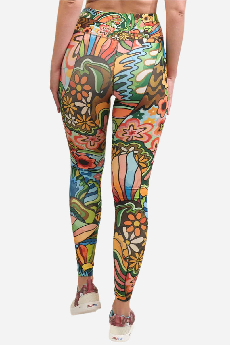 Load image into Gallery viewer, Boho Bass High-Waisted Leggings