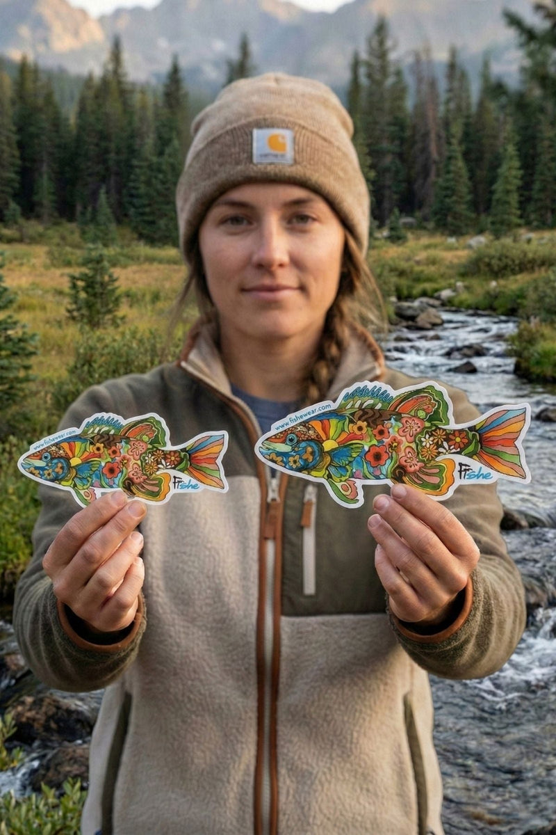Load image into Gallery viewer, Boho Bass Sticker