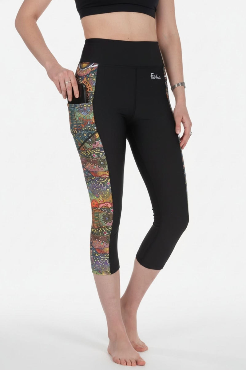 Load image into Gallery viewer, Brookie Pocket Capri Leggings