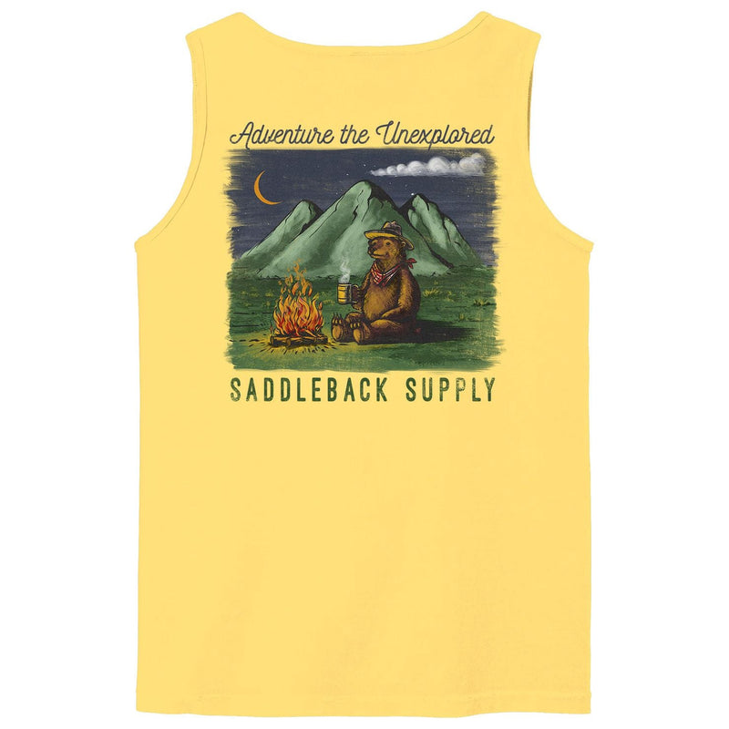 Load image into Gallery viewer, Camping Bear Pigment Tank Top