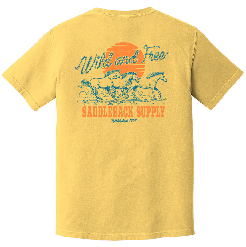 Load image into Gallery viewer, Wild and Free Pigment Tee