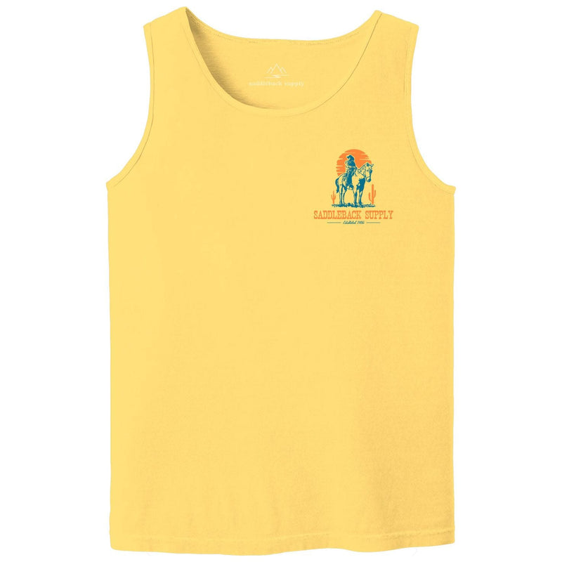 Load image into Gallery viewer, Cowboy & Trusty Steed Pigment Tank Top