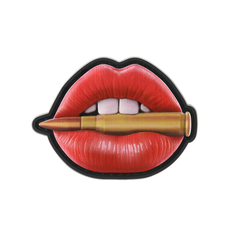 Load image into Gallery viewer, M-Tac Patch Pink Lips with Bullet PVC