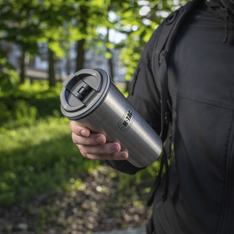 Load image into Gallery viewer, M‑Tac Thermal Mug 15 oz with Lid