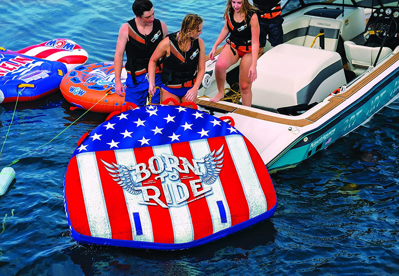 Load image into Gallery viewer, WOW Watersports Born to Ride 3 Person 3P Towable