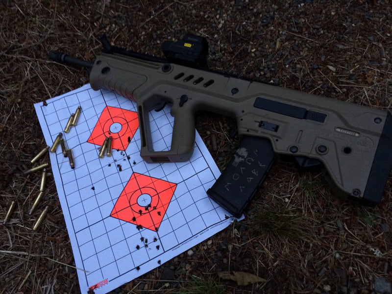 Load image into Gallery viewer, EZ2C Targets #13: Shooting Range Paper Target w 1" Grids 11"x17” USA MADE