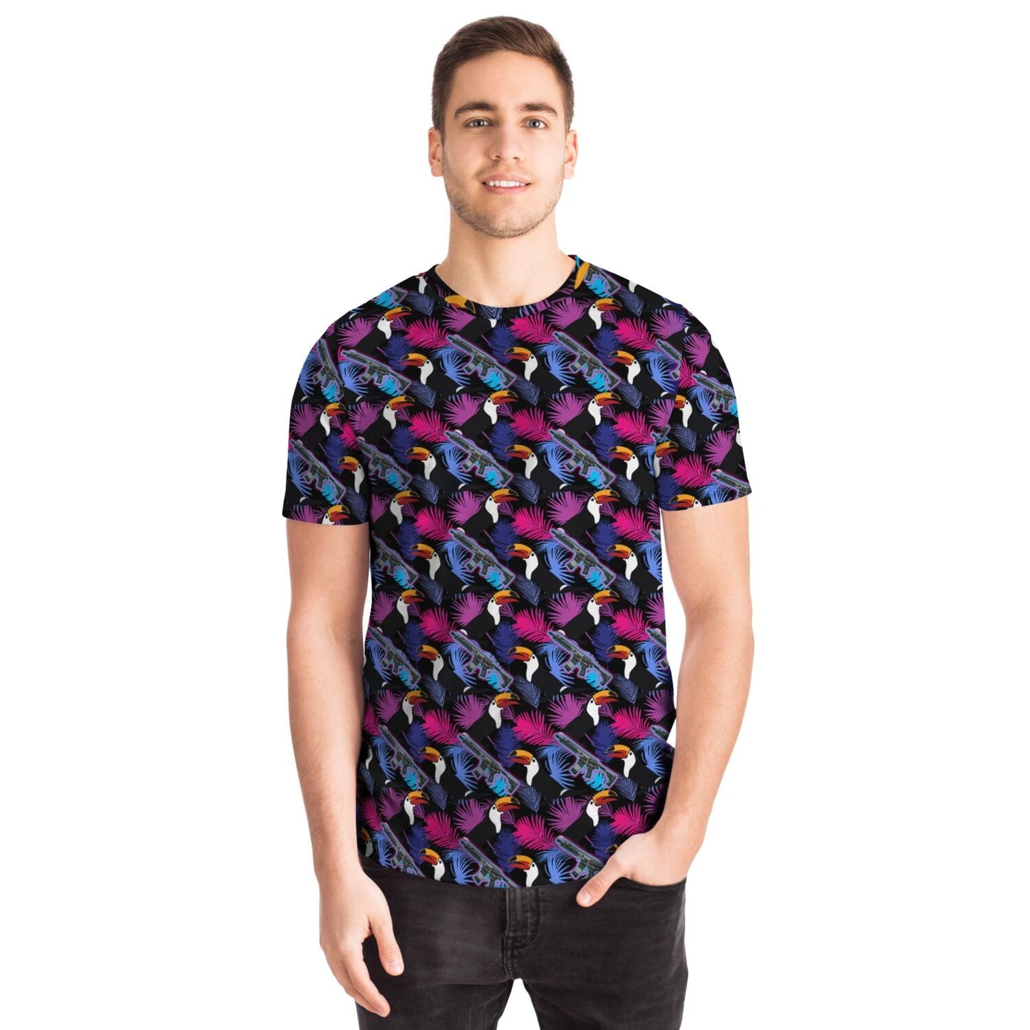 Rad Palm Toucan Attack T-Shirt