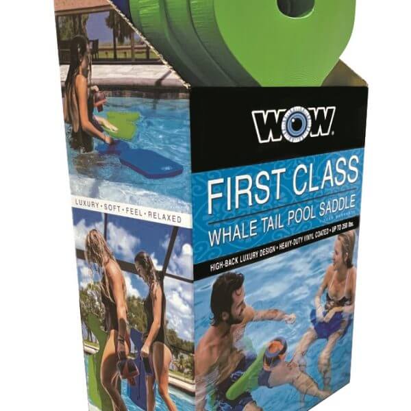 Load image into Gallery viewer, WOW Watersports First-Class Soft Dipped Foam Whale Tail Saddle Seat 6pck PDQ Green