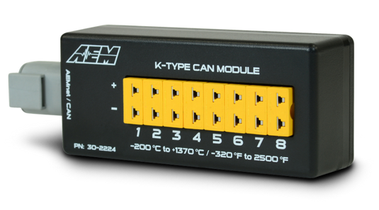 AEM 8 Channel K-Type Thermocouple EGT CAN Module 30-2224